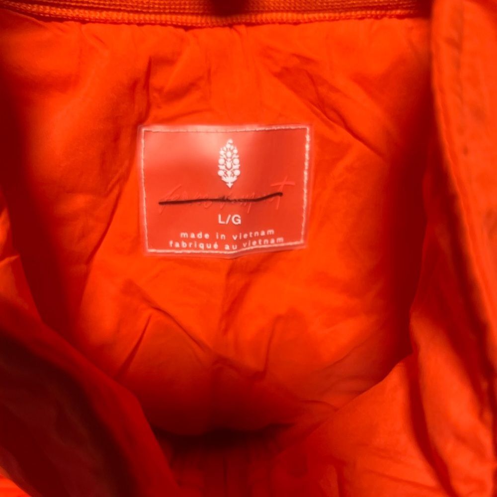 Free People Movement Pippa Packable Puffer Suit Size Large Cherry Red $348 - Picture 8 of 10